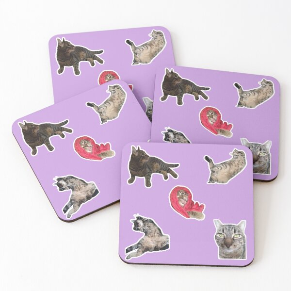 Artikelvorschau, Oscar, die Katze, Stickerpaket entworfen und verkauft von Bigbaldred.
