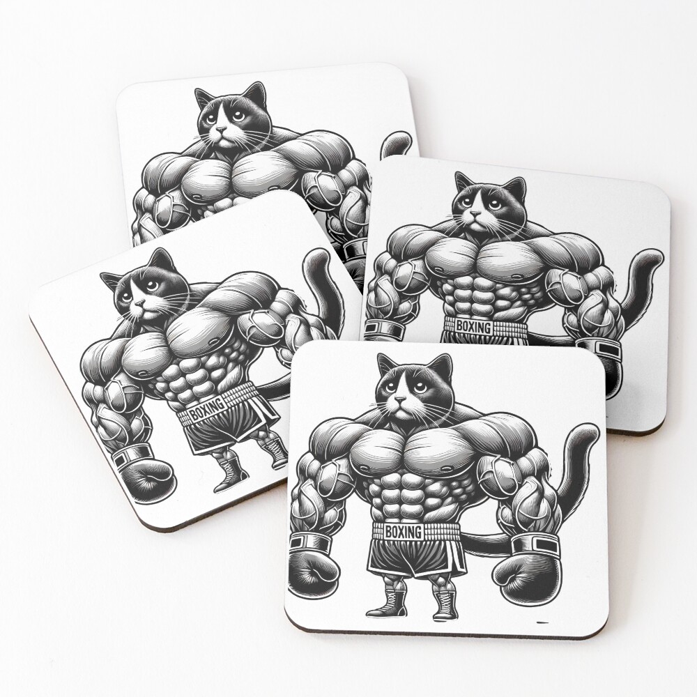 Item preview, Coasters (Set of 4) designed and sold by Boxercat.
