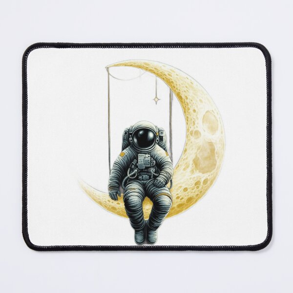 Item preview, The Man on the Moon (White Background) designed and sold by Cool-Chic.