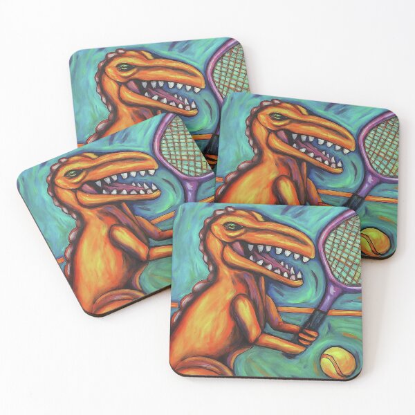 Item preview, Tennis Player T-Rex designed and sold by likbatonboot.
