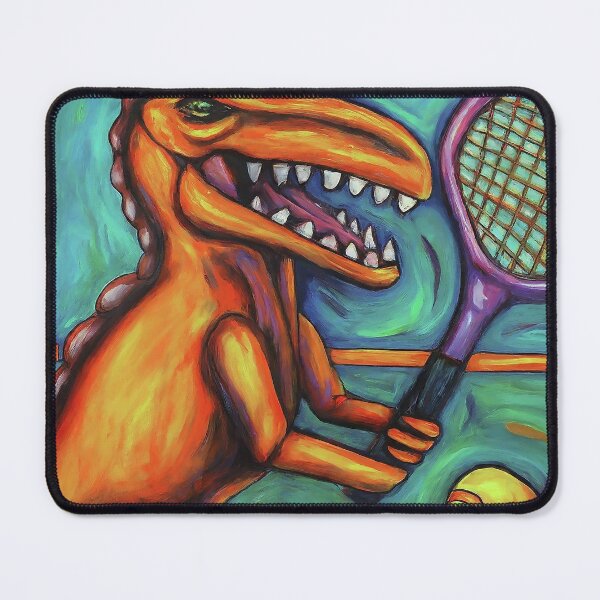 Item preview, Tennis Player T-Rex designed and sold by likbatonboot.