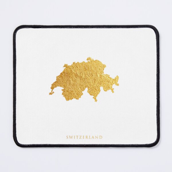 Item preview, Switzerland Gold Map designed and sold by ArtPrints.