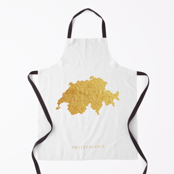 Item preview, Switzerland Gold Map designed and sold by ArtPrints.
