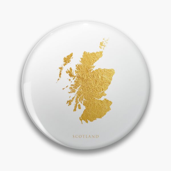 Item preview, Scotland Gold Map designed and sold by ArtPrints.