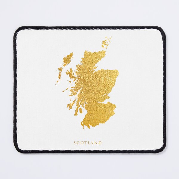 Item preview, Scotland Gold Map designed and sold by ArtPrints.