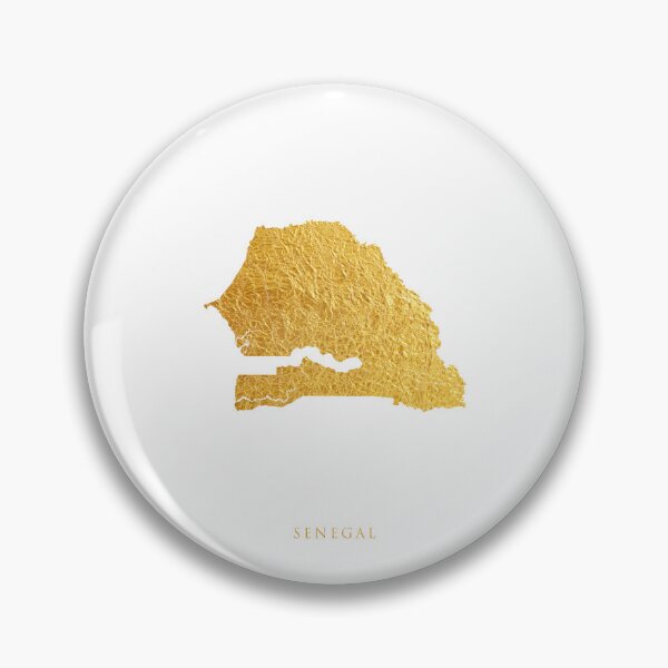 Item preview, Senegal Gold Map designed and sold by ArtPrints.