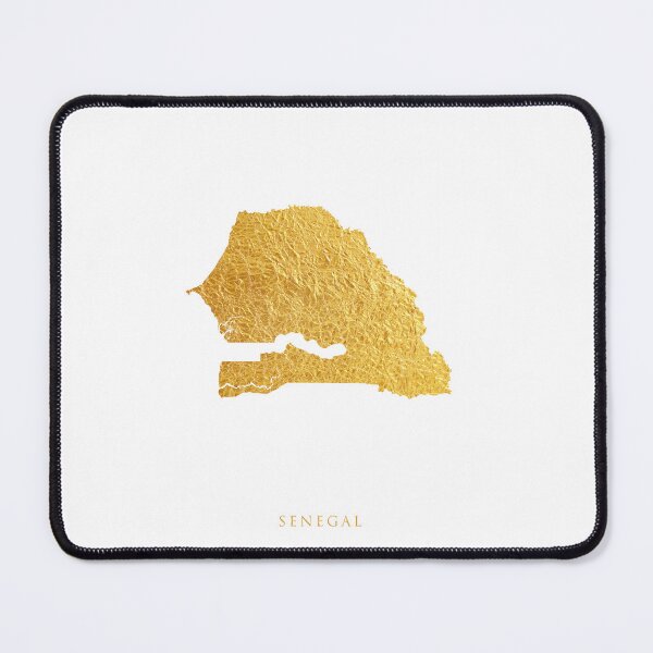 Item preview, Senegal Gold Map designed and sold by ArtPrints.