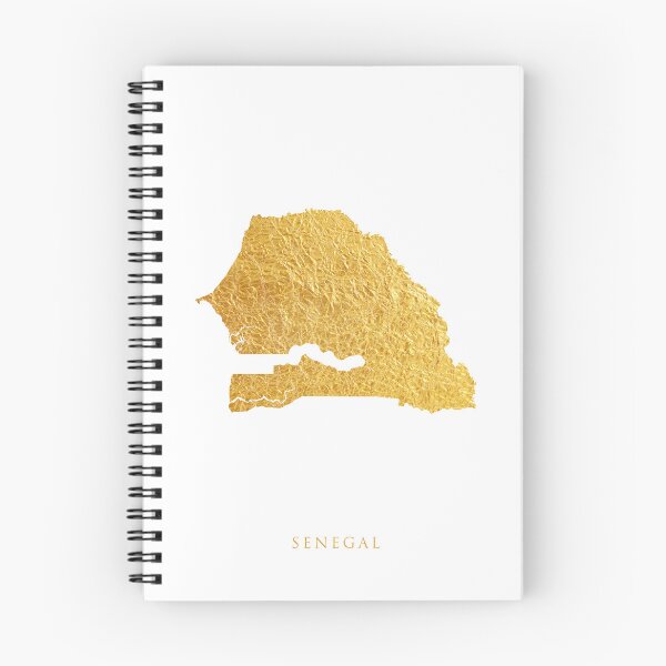 Item preview, Senegal Gold Map designed and sold by ArtPrints.