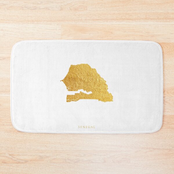 Item preview, Senegal Gold Map designed and sold by ArtPrints.