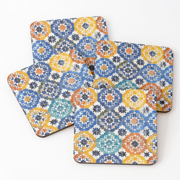 Item preview, Moroccan tile Arabesque Islamic Geometric Pattern designed and sold by ZamZamDesign.