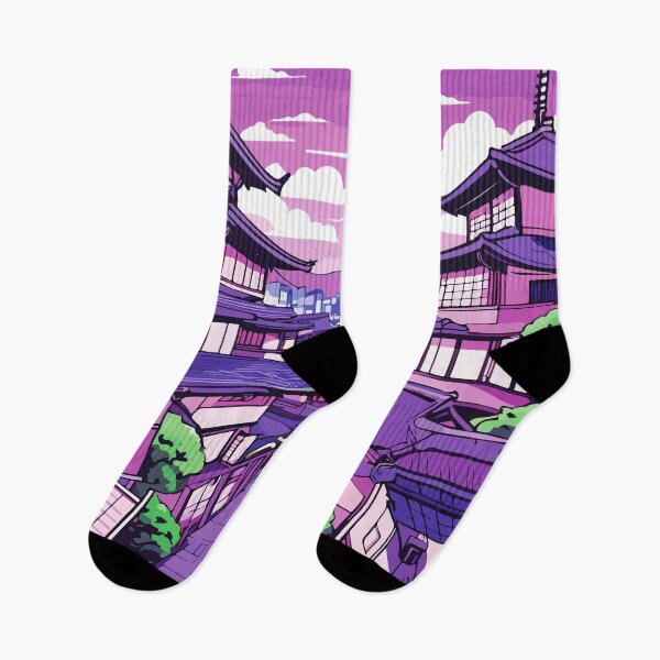 Item preview, Purple jepenese city designed and sold by BrownHorse90s.