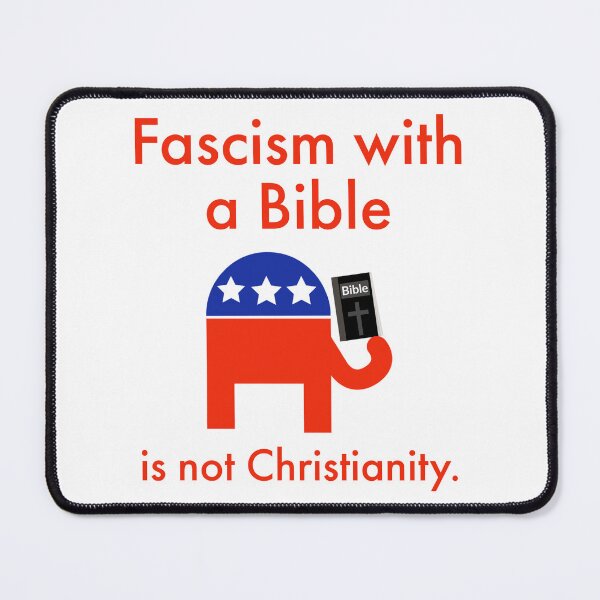 Item preview, Fascism with a bible is not Christianity designed and sold by Rachel the Artist .