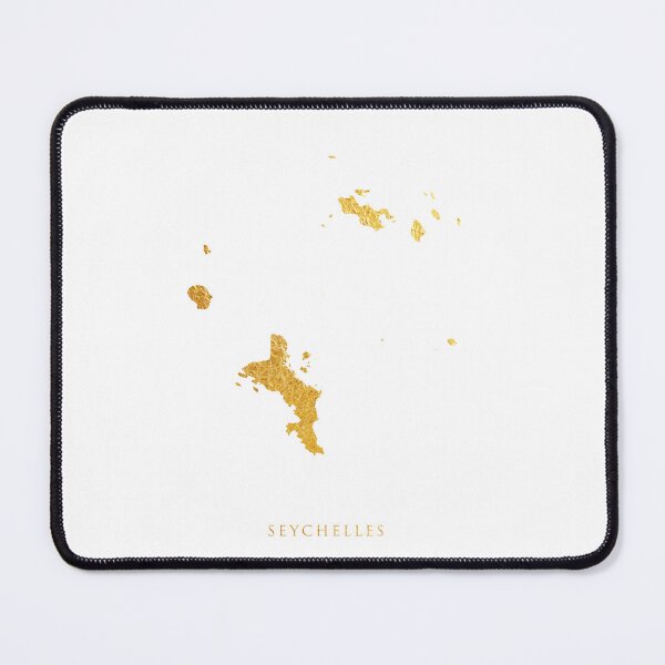 Item preview, Seychelles Gold Map designed and sold by ArtPrints.
