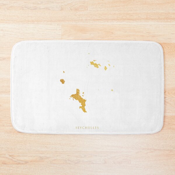 Item preview, Seychelles Gold Map designed and sold by ArtPrints.