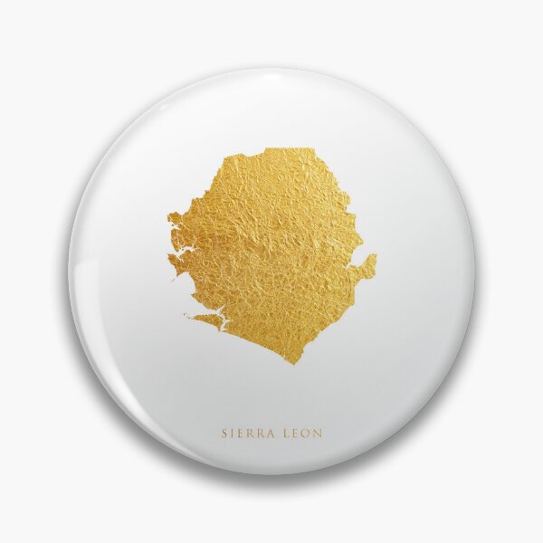 Item preview, Sierra Leon Gold Map designed and sold by ArtPrints.