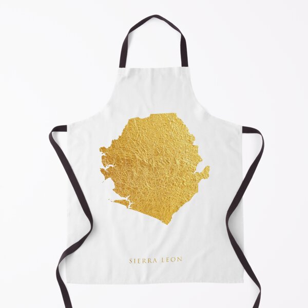Item preview, Sierra Leon Gold Map designed and sold by ArtPrints.