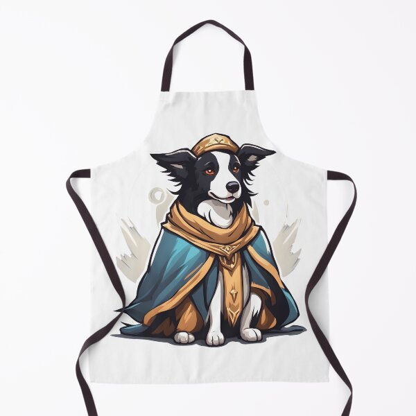 Item preview, Wizard Border Collie: Magical Canine Scholar designed and sold by CrownedCanvas.