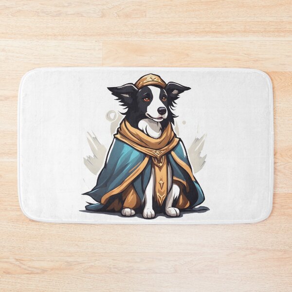 Item preview, Wizard Border Collie: Magical Canine Scholar designed and sold by CrownedCanvas.