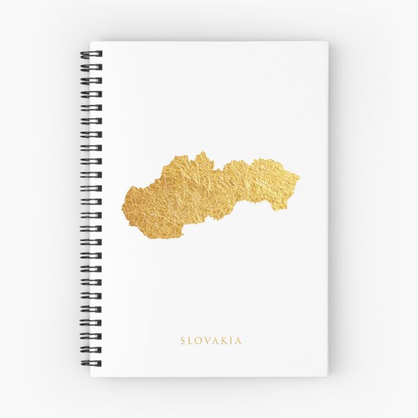 Item preview, Slovakia Gold Map designed and sold by ArtPrints.