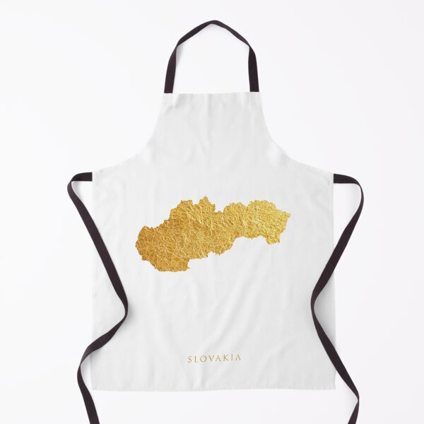 Item preview, Slovakia Gold Map designed and sold by ArtPrints.