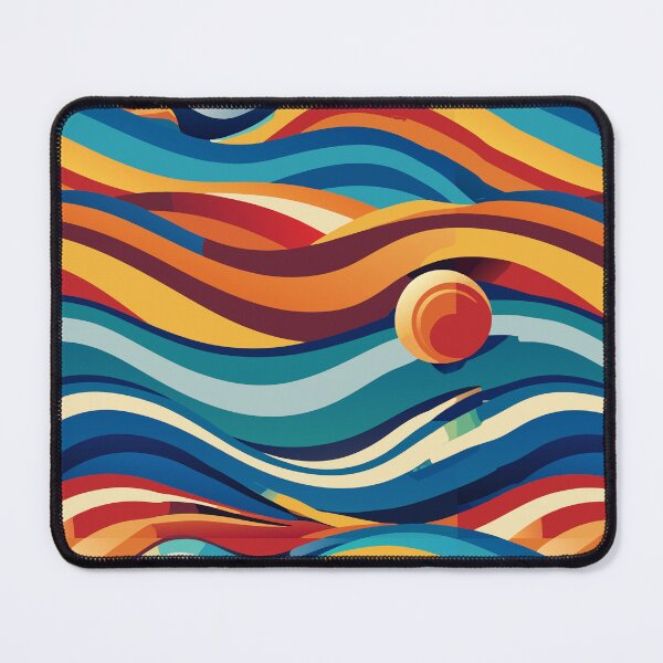 Item preview, Vibrant Rhythmic Waves designed and sold by Susacha.