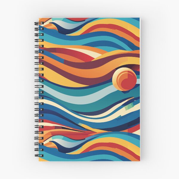 Item preview, Vibrant Rhythmic Waves designed and sold by Susacha.