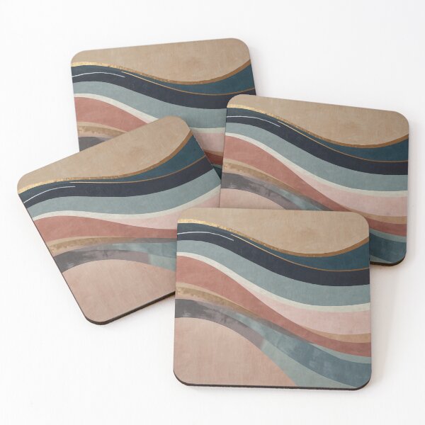 Item preview, Abstract Curved Waves designed and sold by juthamas8426.