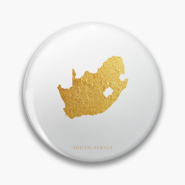 Item preview, South Africa Gold Map designed and sold by ArtPrints.