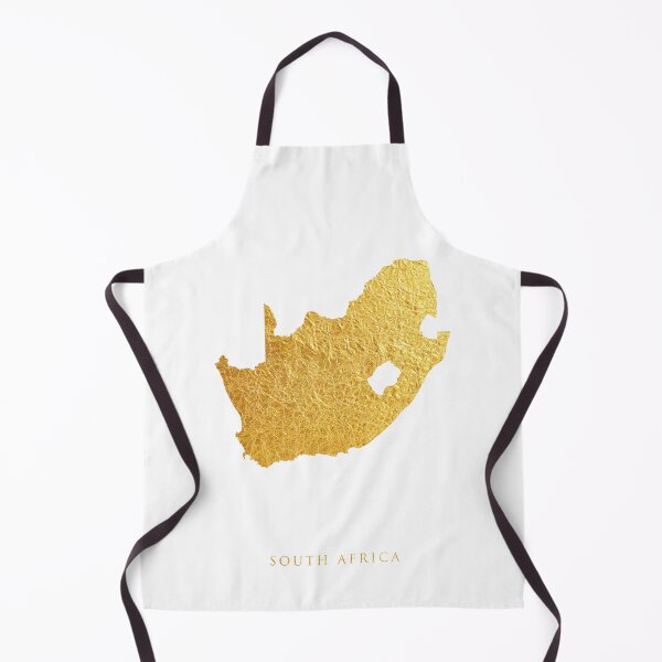 Item preview, South Africa Gold Map designed and sold by ArtPrints.