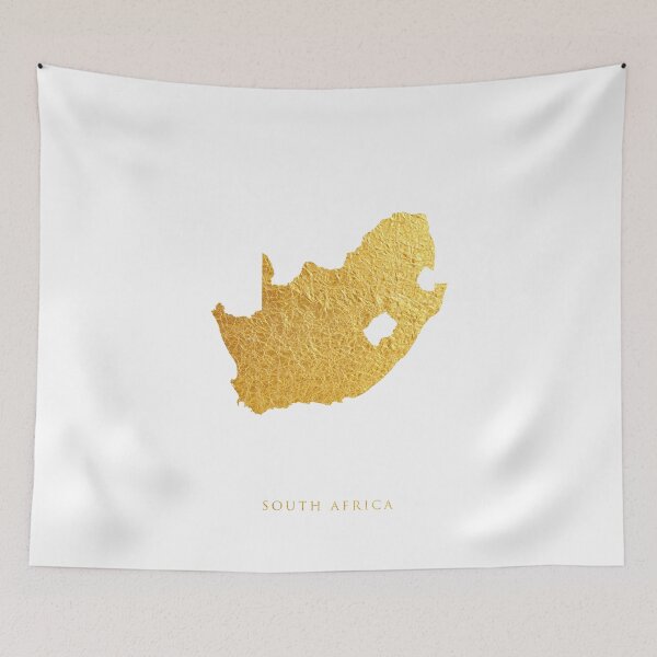 Item preview, South Africa Gold Map designed and sold by ArtPrints.