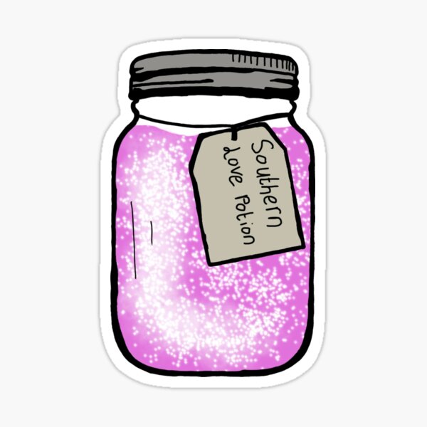 Southern love potion Sticker