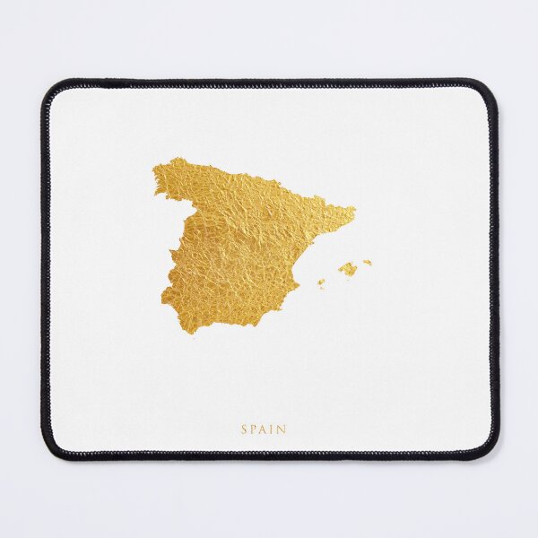 Item preview, Spain Gold Map designed and sold by ArtPrints.