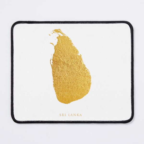 Item preview, Sri Lanka Gold Map designed and sold by ArtPrints.