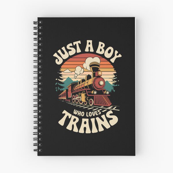Item preview, Just A Boy Who Loves Trains Railroad Lovers Train Spotter designed and sold by Rafał Gierok.
