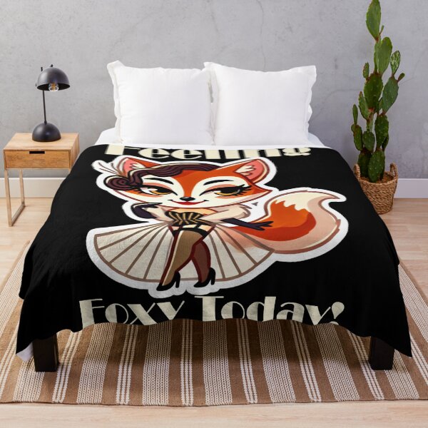 Item preview, Feeling Foxy Retro Design by LaLi Designs - Playful and Stylish Fox Art designed and sold by LaLi-Designs.