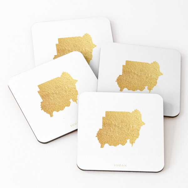 Item preview, Sudan Gold Map designed and sold by ArtPrints.