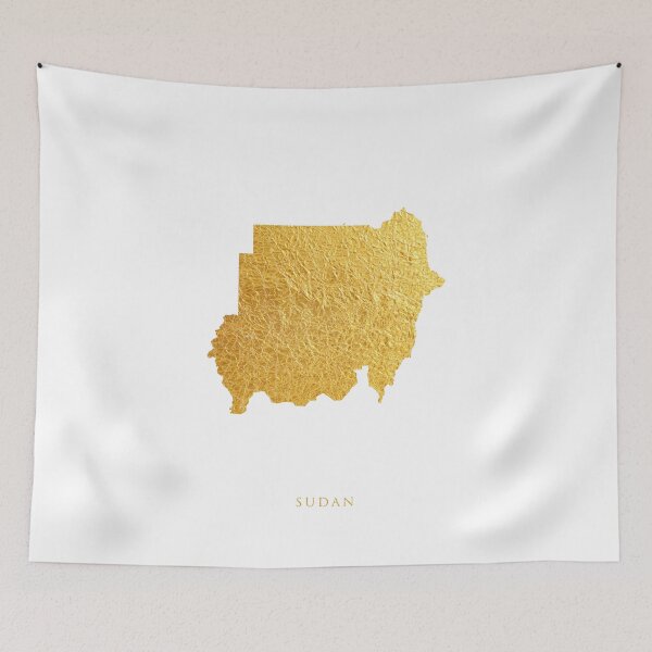 Item preview, Sudan Gold Map designed and sold by ArtPrints.