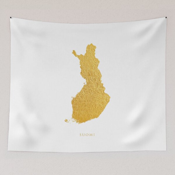 Artikelvorschau, Suomi Gold Map entworfen und verkauft von ArtPrints.