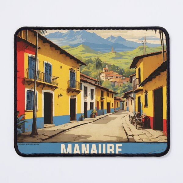Item preview, Manaure Colombia Retro Vintage Poster Tourism designed and sold by TravelersGems.