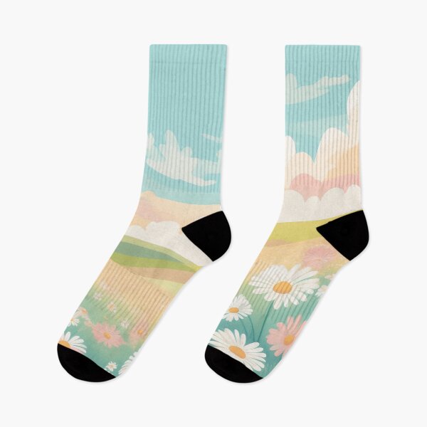Item preview, A design of a Pastel Daisy Field- A field of daisies in soft, pastel colors, evoking a springtime feel. designed and sold by HEMRO.