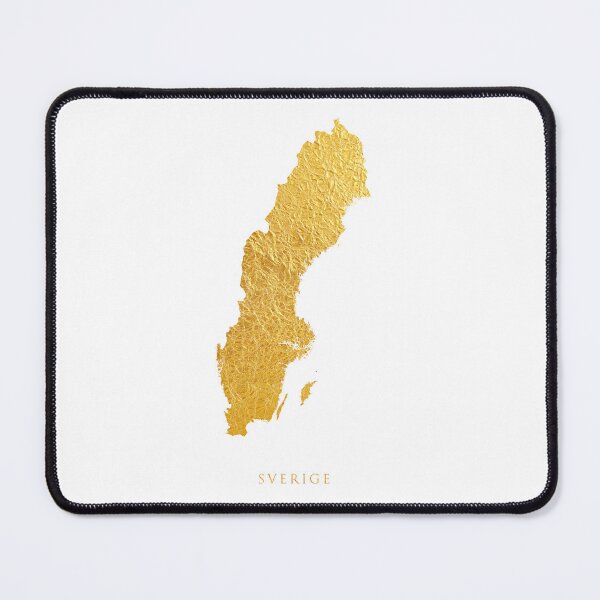Item preview, Sverige Gold Map designed and sold by ArtPrints.