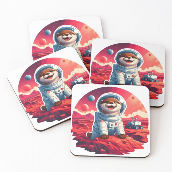 Item preview, Space Otter Sticker Design designed and sold by Zatch-Bell.