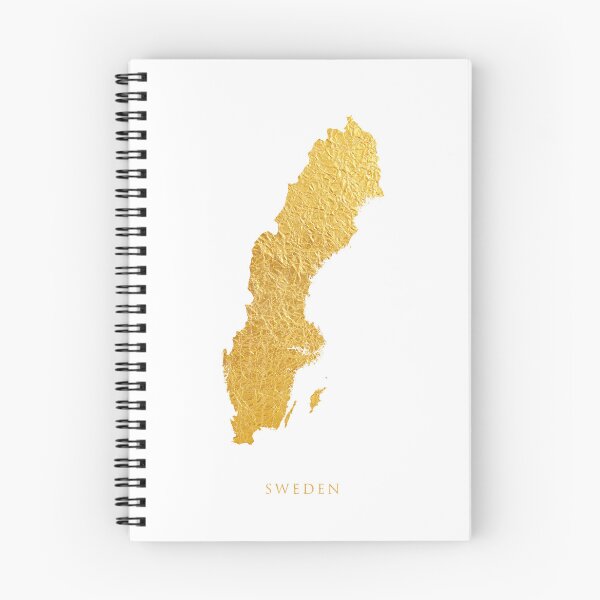 Item preview, Sweden Gold Map designed and sold by ArtPrints.
