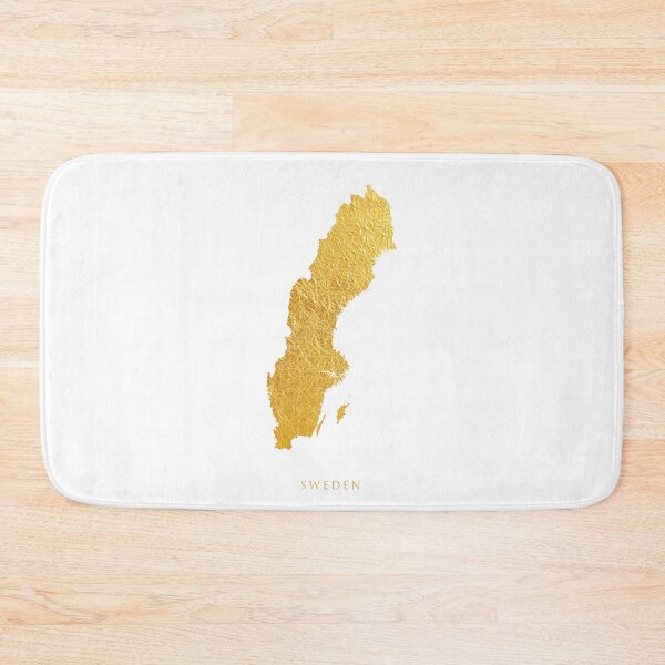 Item preview, Sweden Gold Map designed and sold by ArtPrints.
