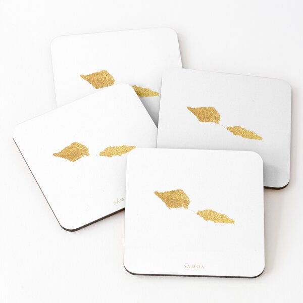 Item preview, Samoa Gold Map designed and sold by ArtPrints.