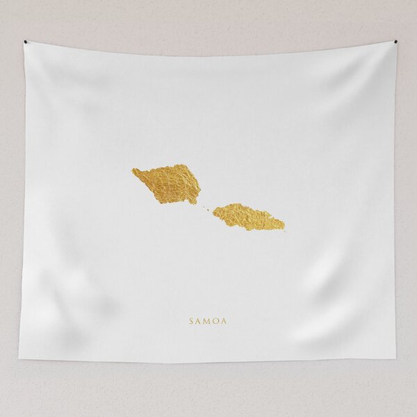 Item preview, Samoa Gold Map designed and sold by ArtPrints.