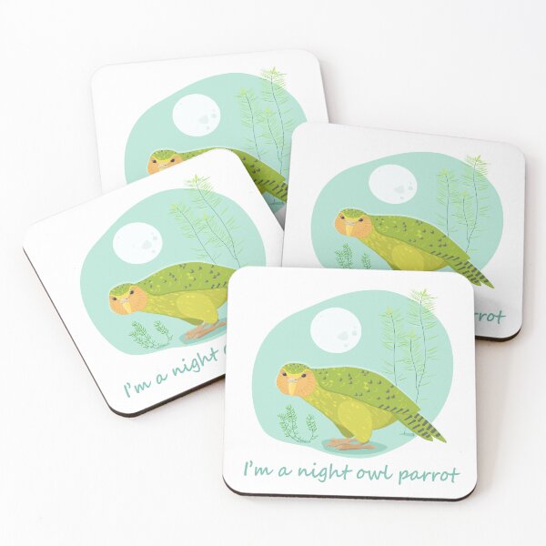 Item preview, Walking kakapo  designed and sold by SpottedPilot.