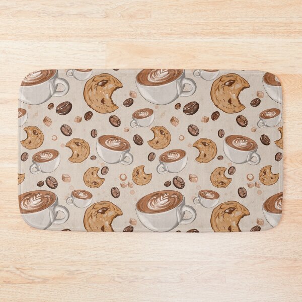 Item preview, Autumn coffee biscuit pattern beige designed and sold by MyArtistry.