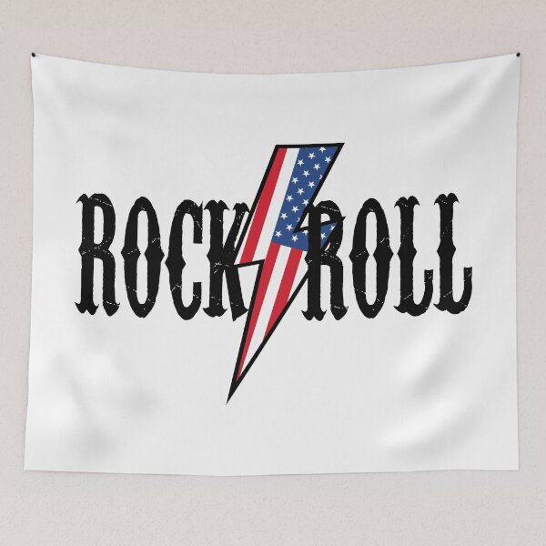 Item preview, usa flag rock n roll designed and sold by PMSNshop.