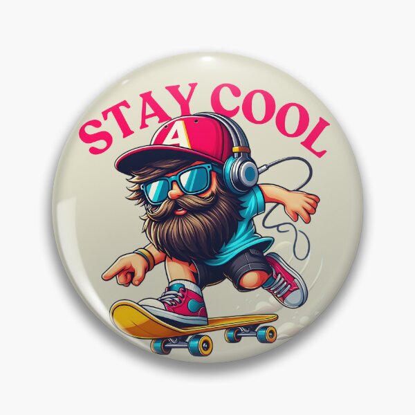 Item preview, Stay Cool Skater - Cartoon Style designed and sold by DS Studio.